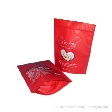 Zipper Bags with Bottom Gusset, Customized Rotogravure Printing, Designs and Sizes are Accepted